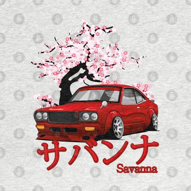 Mazda Rx-3 Savanna by dygus